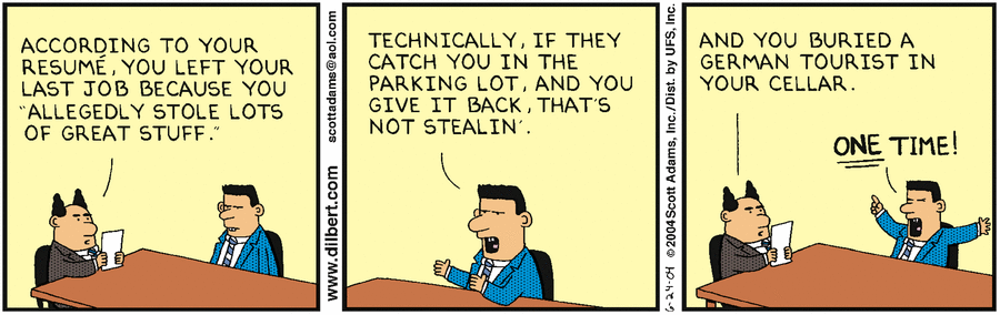 Dilbert Cartoon